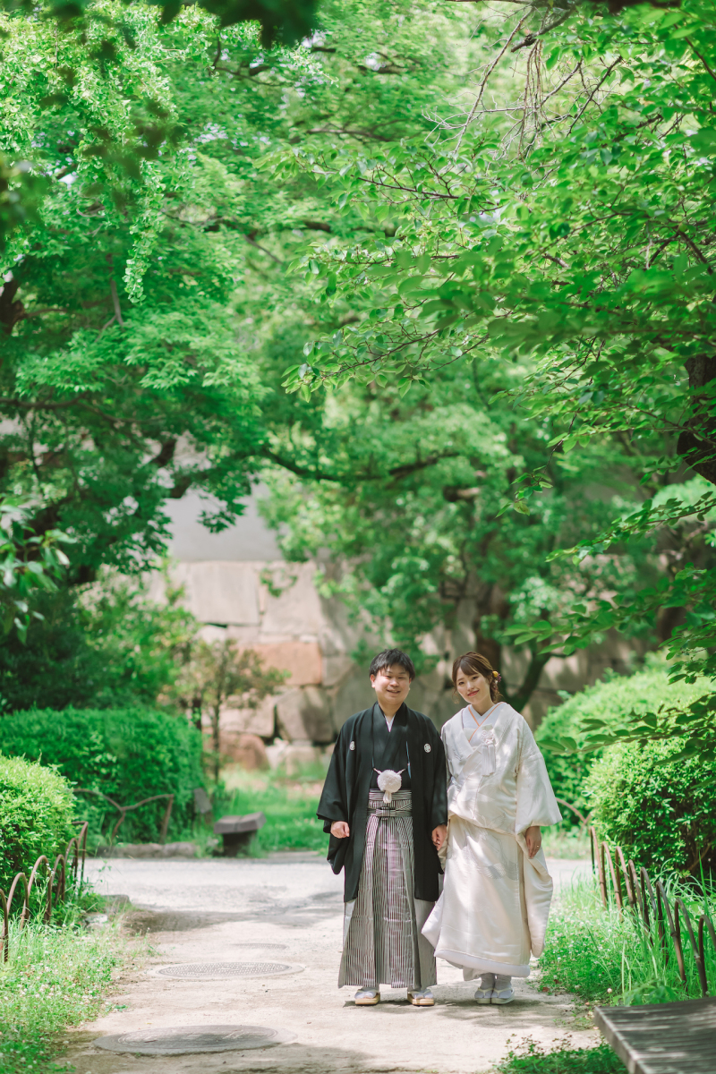 鮮やかな木漏れ日の中で