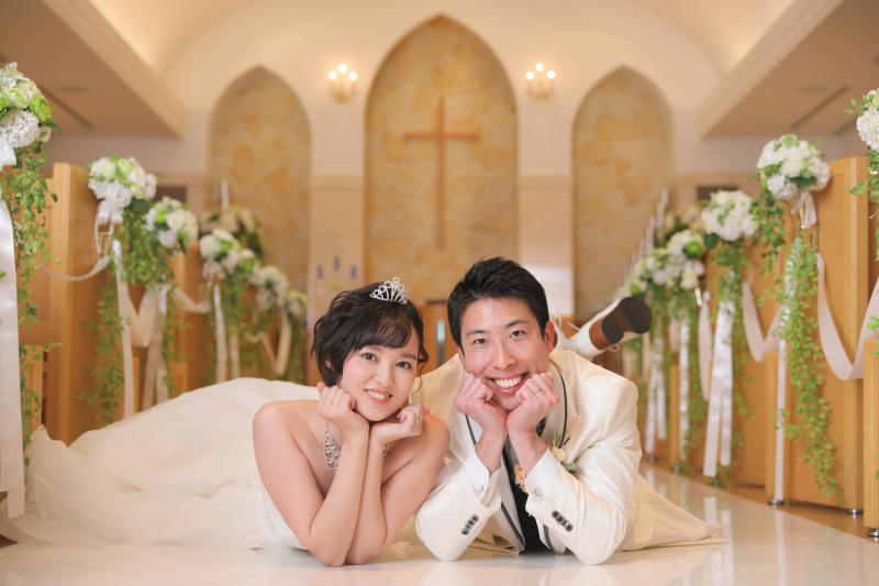 チャペルで大胆に！