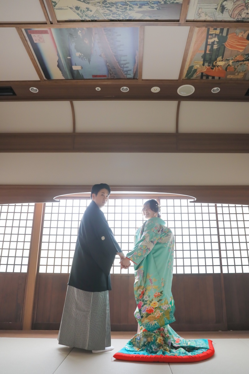 振り向きショット