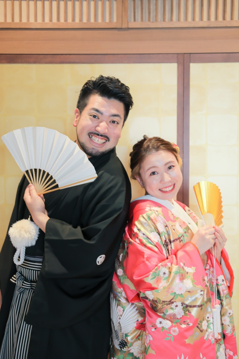 夫婦仲良く