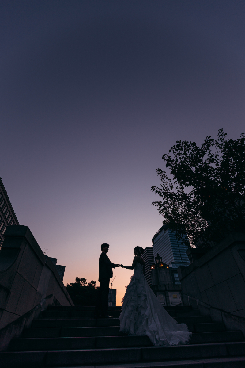 夕方ごろのシルエット