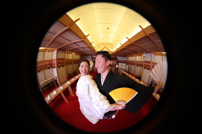 魚眼レンズでこんなショットも。。☆