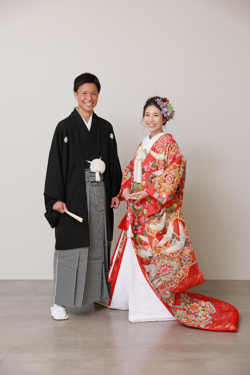 和装できっちりと