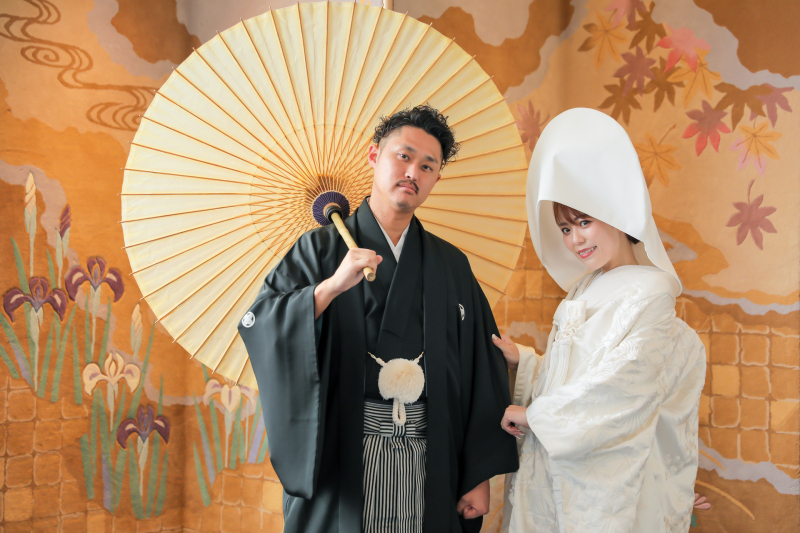 屏風風の背景で！