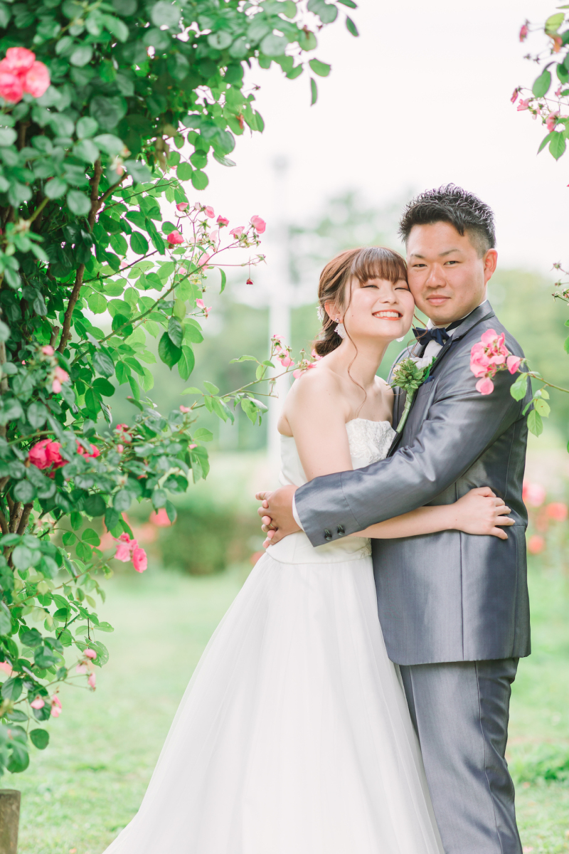 バラ園での撮影!