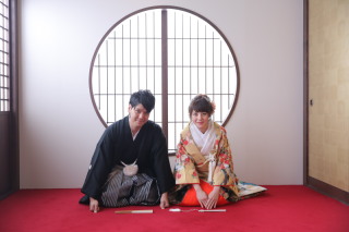 和洋装・館内ロケーション撮影