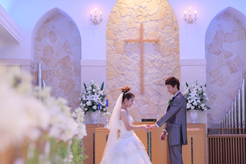 指輪交換シーン