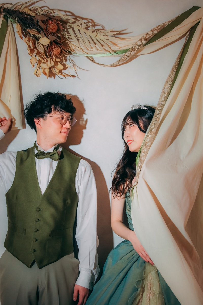 最後はシックな雰囲気で