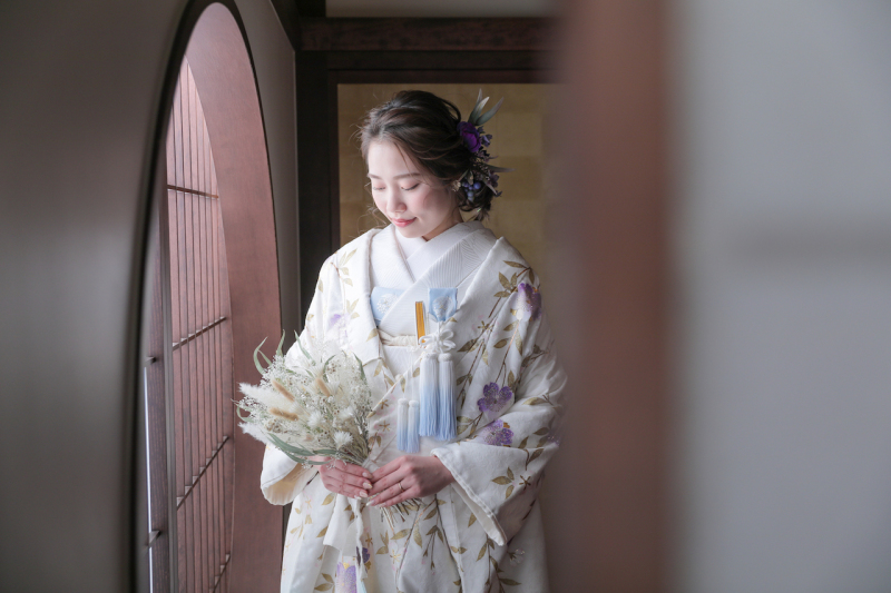 持ち込みのブーケで