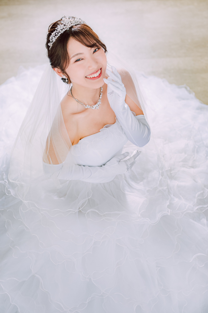 ハイアングルからの花嫁様