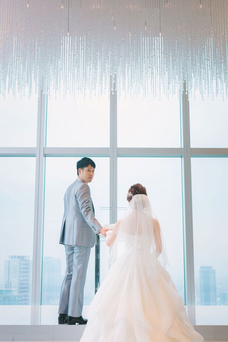 挙式さながらに