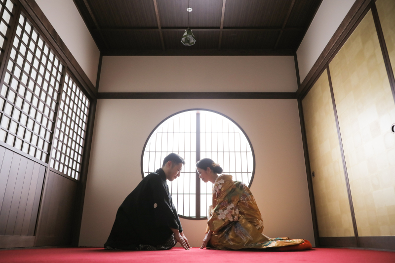 和装専用のスタジオで