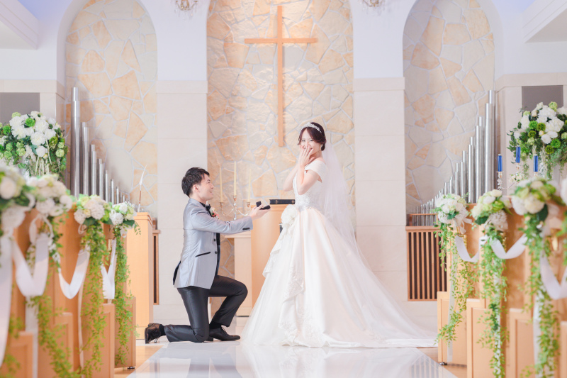 プロポーズシーン