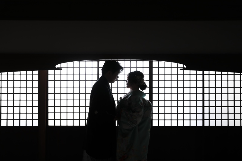 落ち着いてシルエット撮影