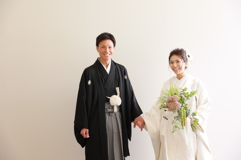 洋髪で白無垢も