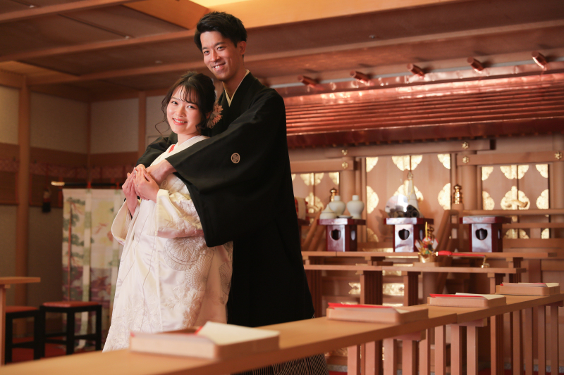 後ろからぎゅっと♪