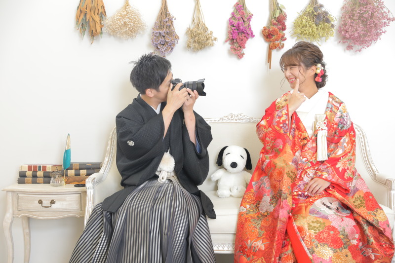 新郎さんがパシャリ☆