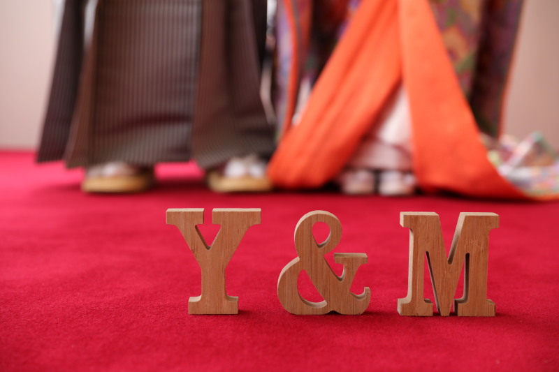 お二人のイニシャル