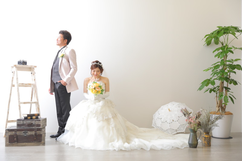 ドレスを活かして