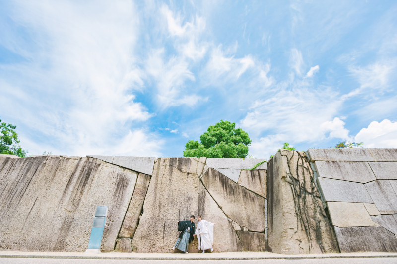 蛸石で華やかに