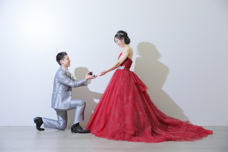 プロポーズのワンシーンを。