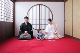 お子様と一緒　photo by SHOTA