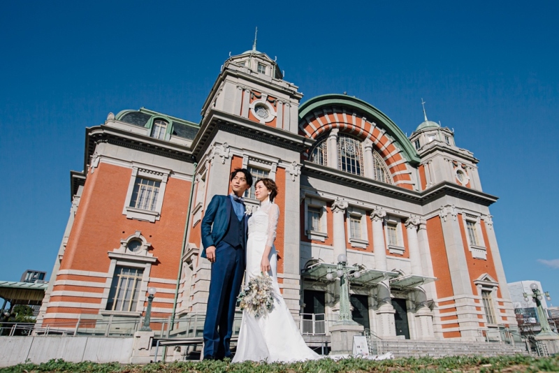 ワタベウェディング大阪フォトスタジオ_歴史的建造物で撮影できる