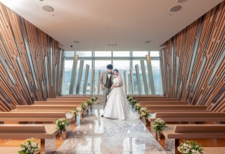 憧れのチャペルで撮影できる！