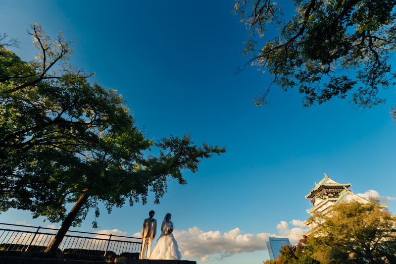 ワタベウェディング大阪フォトスタジオ_大阪城公園