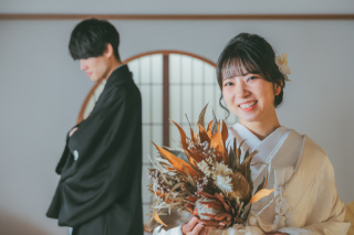 ワタベウェディング大阪フォトスタジオ_スタジオ撮影　白無垢