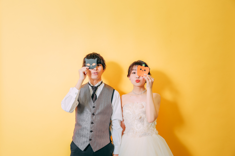 ワタベウェディング大阪フォトスタジオ_スタジオ撮影　ウェディングドレス