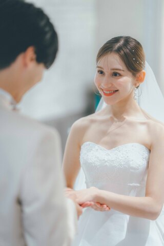 ワタベウェディング大阪フォトスタジオ_スタジオ撮影 ウェディングドレス