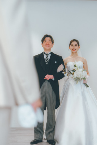 ワタベウェディング大阪フォトスタジオ_スタジオ撮影 ウェディングドレス