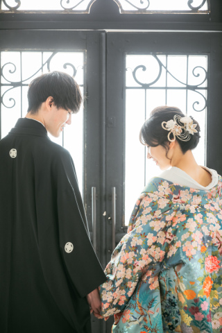 ワタベウェディング大阪フォトスタジオ_スタジオ撮影　色打掛