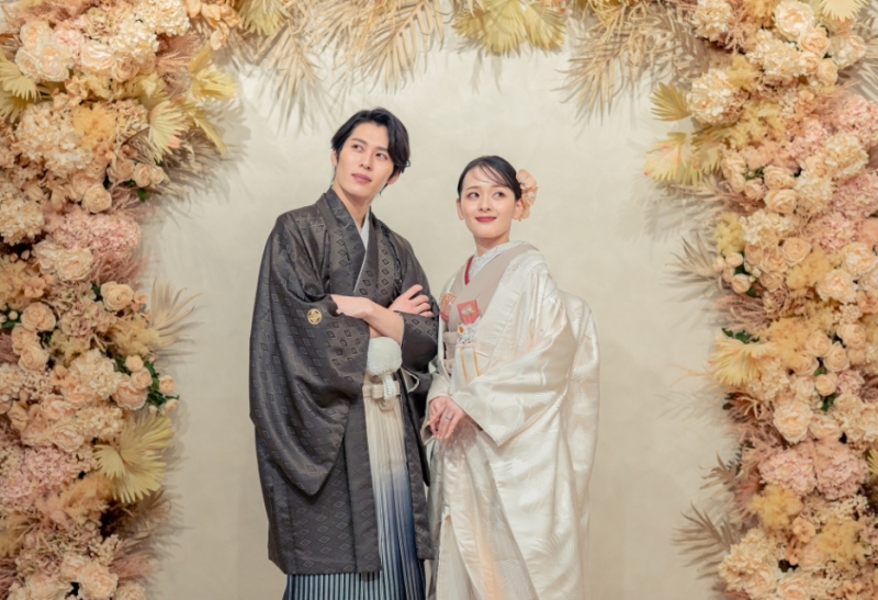 【和装&洋装どちらも着れる】撮影全データ付き★スタジオデータプラン(新婦衣裳3着)