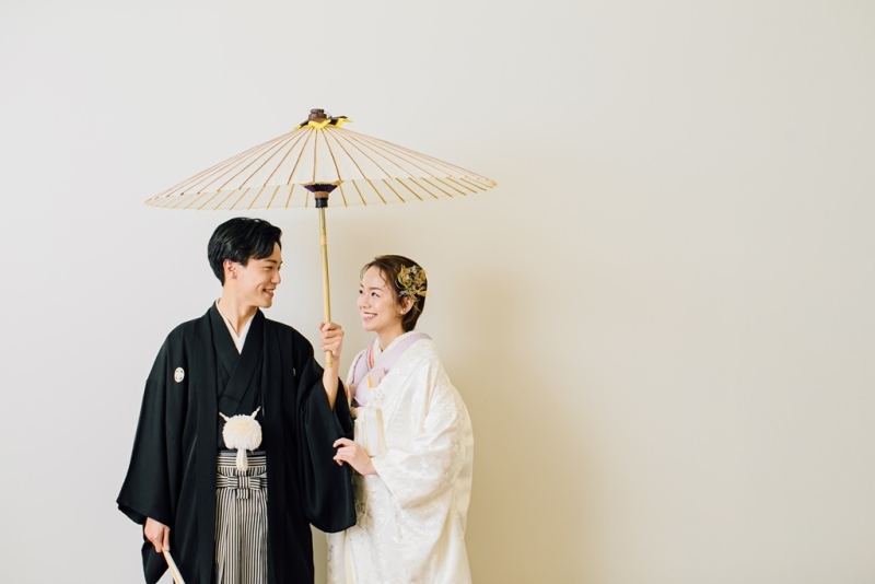 【選べる和装or洋装】撮影全データ付き★スタジオフォト データプラン(新婦衣裳2着)