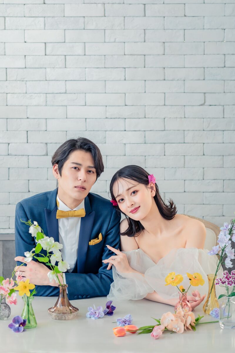 【和装&洋装どちらも着れる】撮影全データ付き★スタジオデータプラン(新婦衣裳3着)