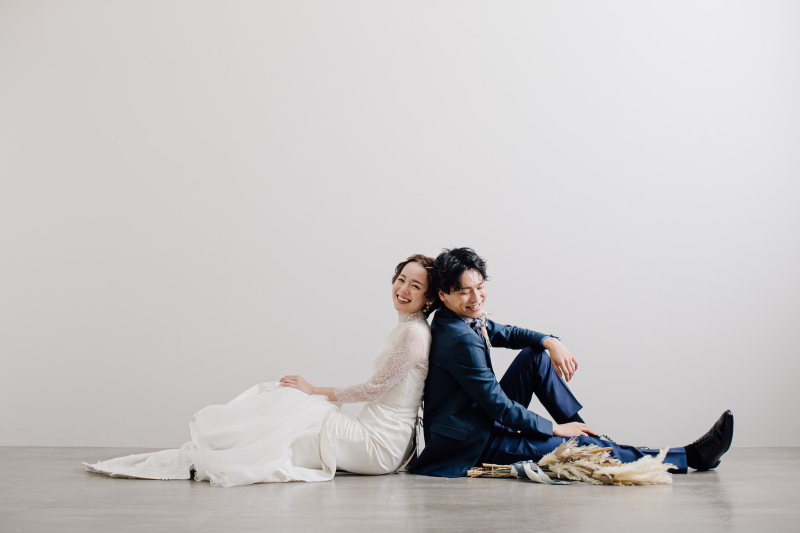 【選べる和装or洋装】撮影全データ付き★スタジオフォト データプラン(新婦衣裳2着)
