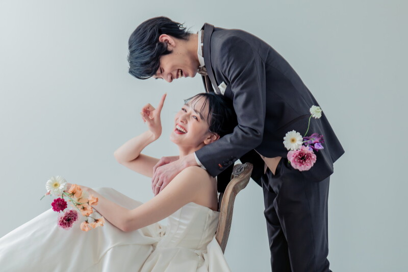 【秋祭◆10月撮影限定】新婦2着(洋装)✦31%オフ✦スタジオ撮影プラン《全データ付》