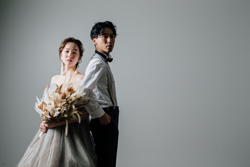 【選べる和装or洋装】撮影全データ付き★スタジオフォト データプラン(新婦衣裳2着)