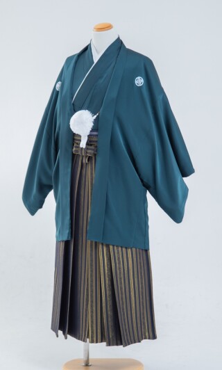 深緑×ゴールド