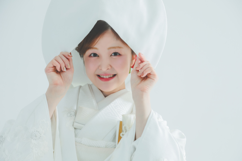 ご新婦様×綿帽子!
