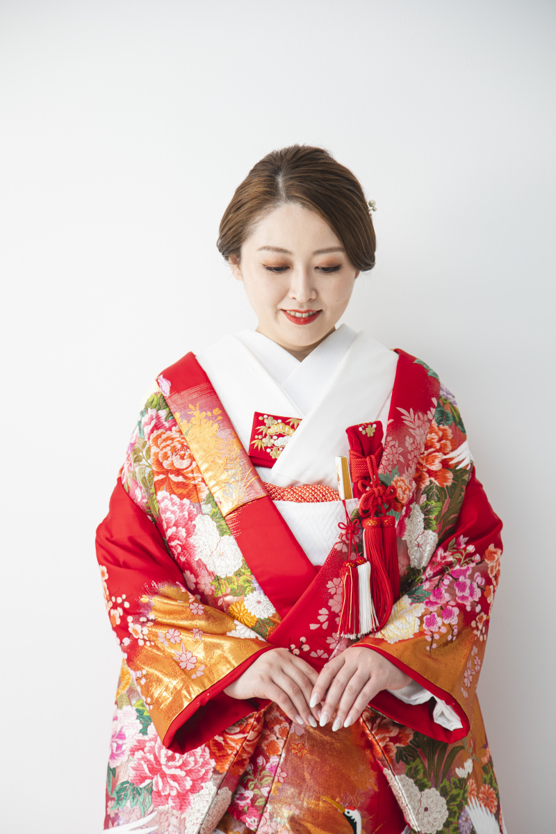 色打掛・ご新婦様ソロショット♡