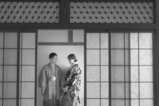 和装の似合うおふたりでした