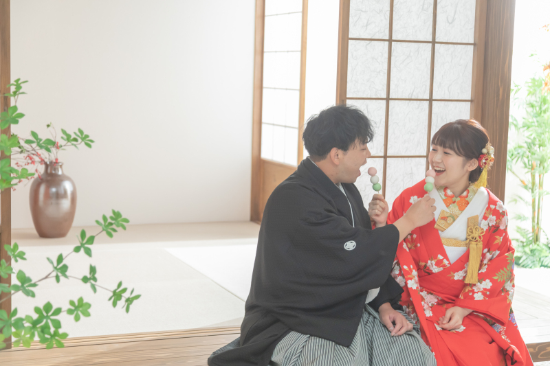 お団子ショットも