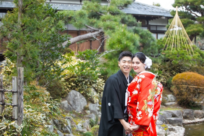 冬の日本庭園