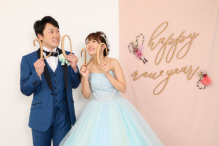 年賀状用撮りました☆