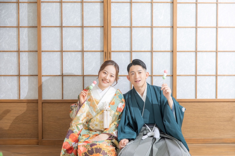 縁側×団子
