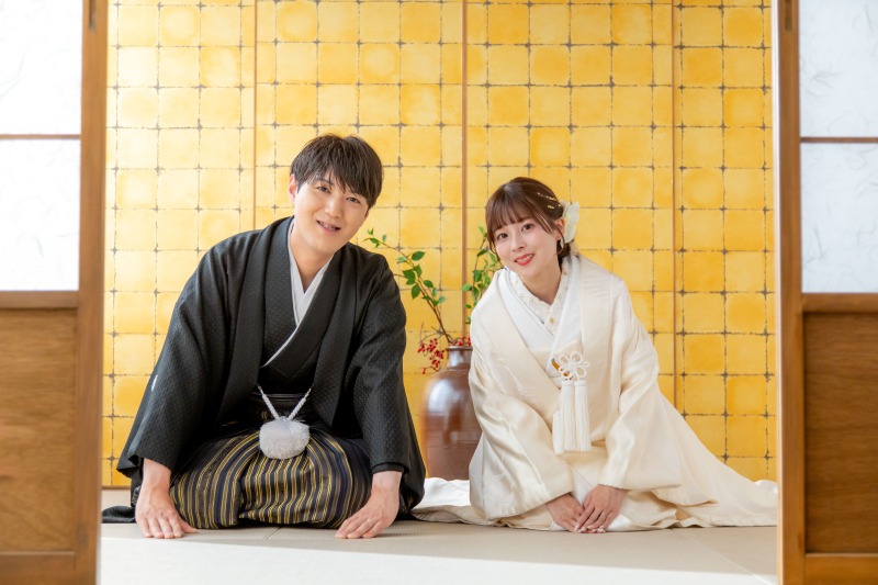 王道の正座ショット！