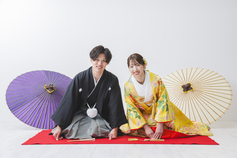 三つ指ポーズは年賀状にも使える♪